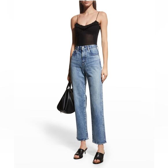 Moussy Vintage Woodhaven Wide Straight Howa Jeans 26 - Picture 3 of 14